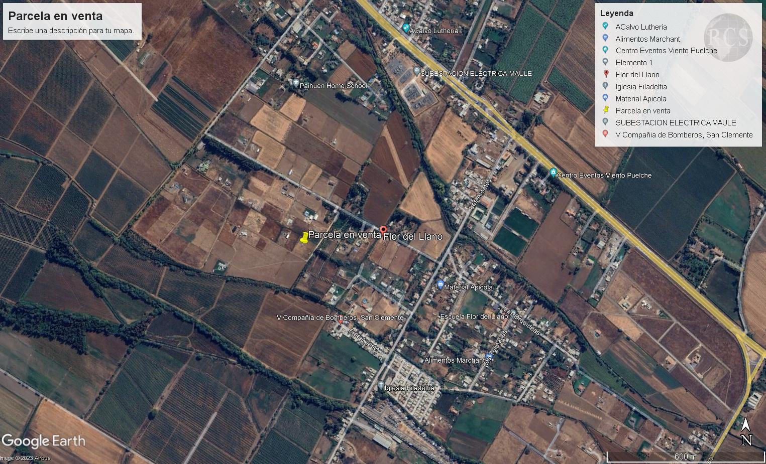 En venta  amplia  parcela en loteo Flor del Llano